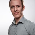 man in gray button up shirt